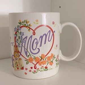Vintage Avon Mom Coffee Mug Bunnies Hearts